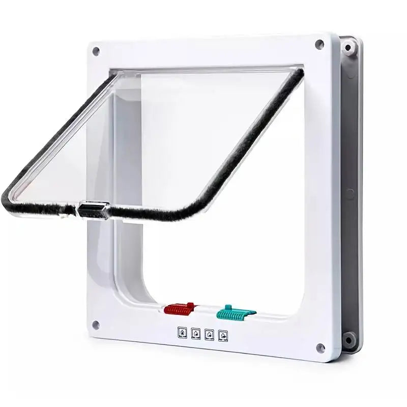 Cat Dog Door Flap Extra with 4 Way Locking Security Flap