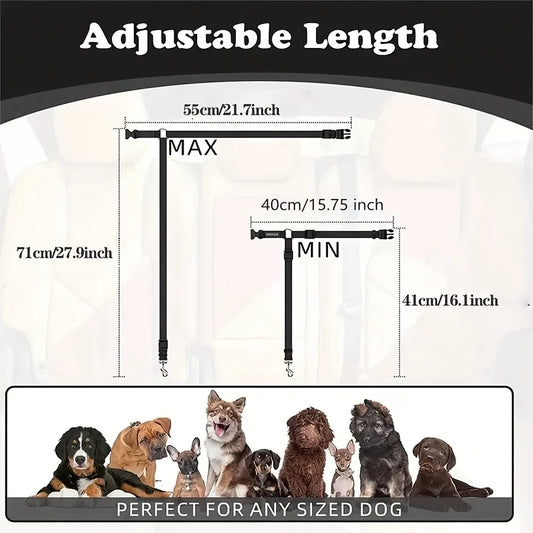 Pet Car Tether Safety Leash for Dogs In Vehicles
