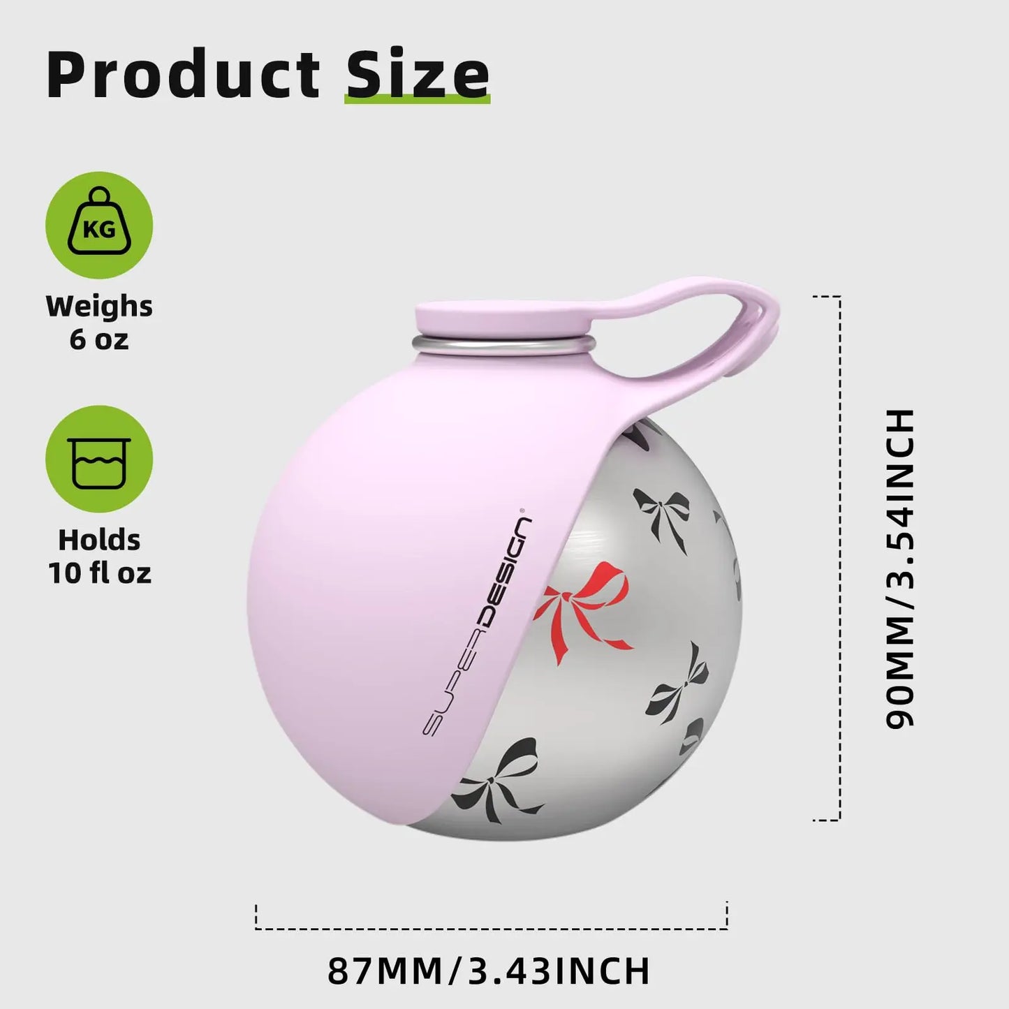 2‑in‑1 Portable Dog Water Bottle for Small Dogs