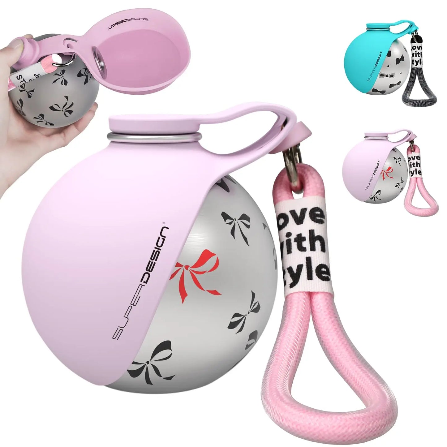 2‑in‑1 Portable Dog Water Bottle for Small Dogs