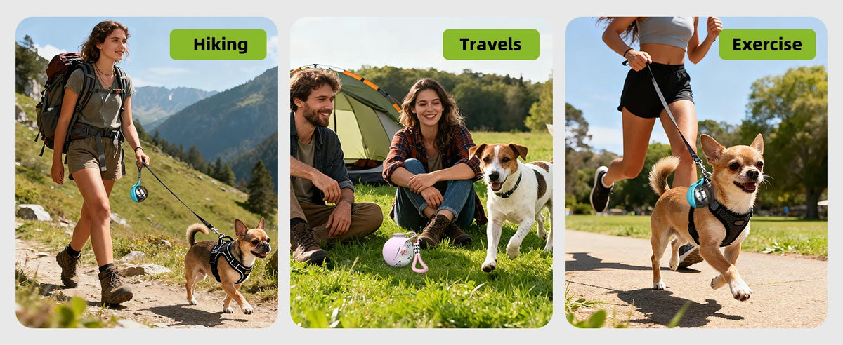 2‑in‑1 Portable Dog Water Bottle for Small Dogs