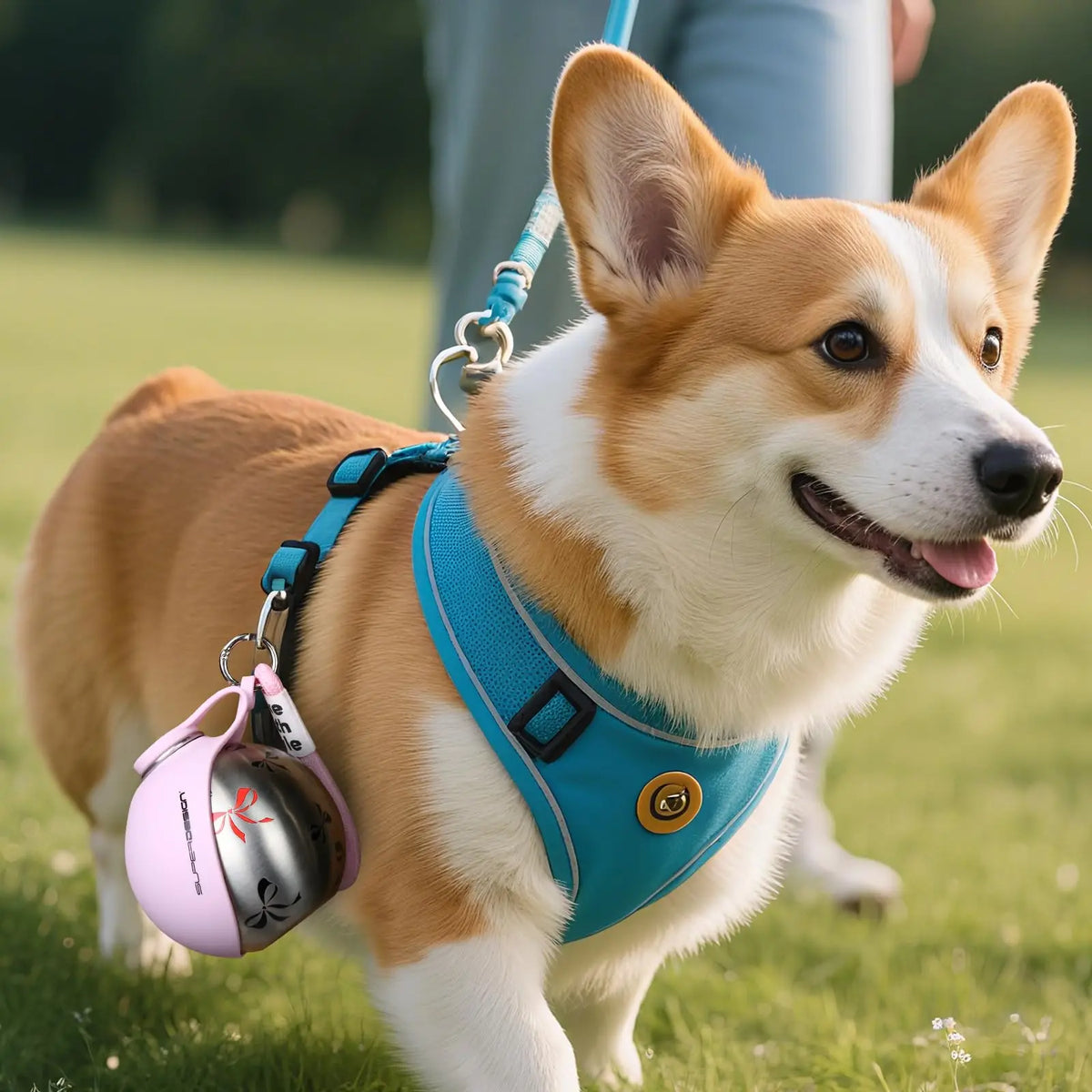 2‑in‑1 Portable Dog Water Bottle for Small Dogs