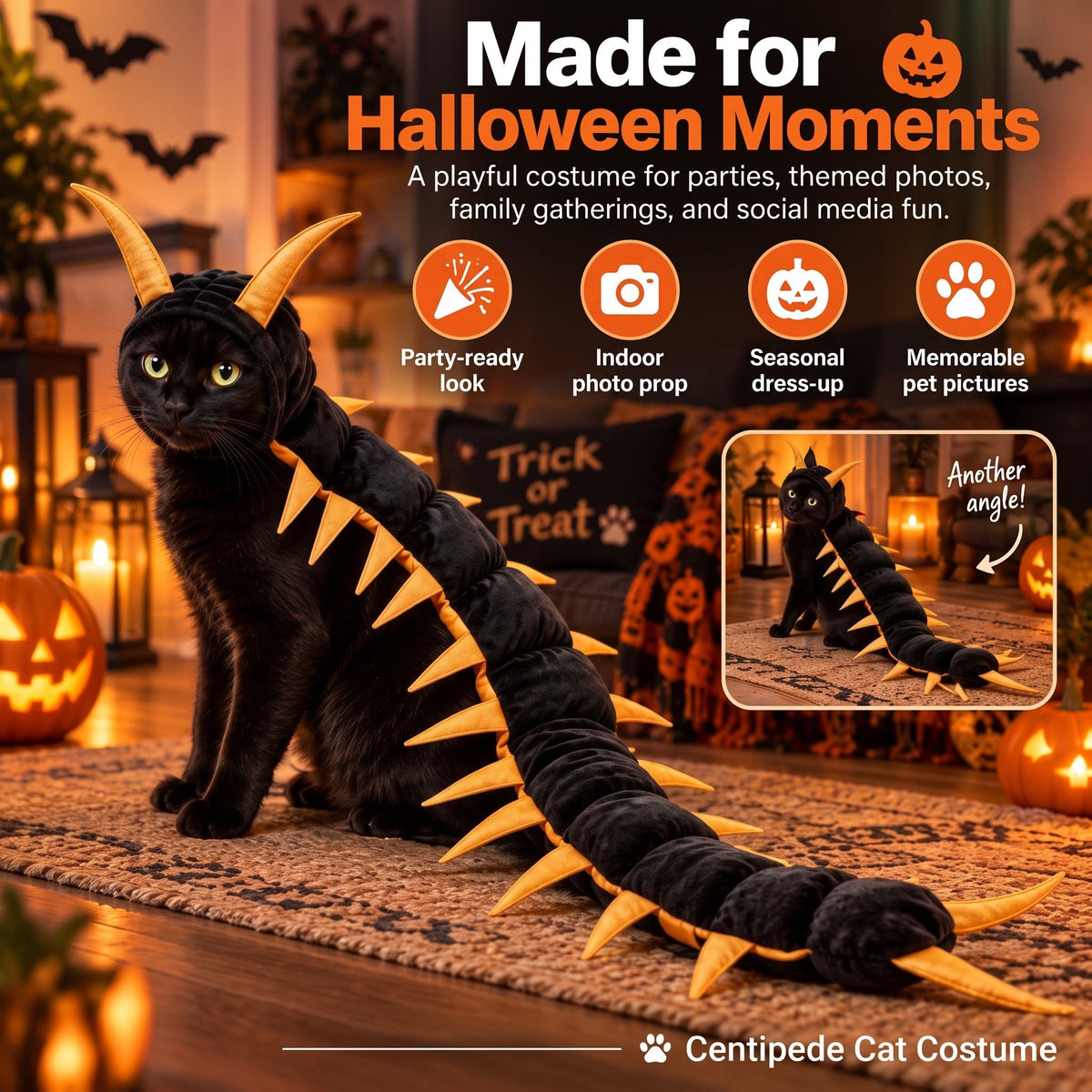 Centipede Cat Costume