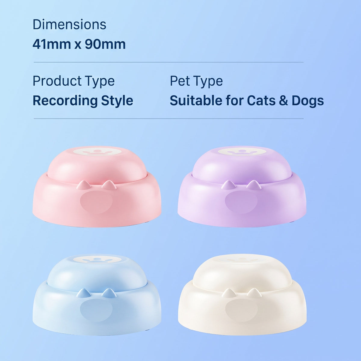 "TalkPaws" Recordable Pet Communication Buttons
