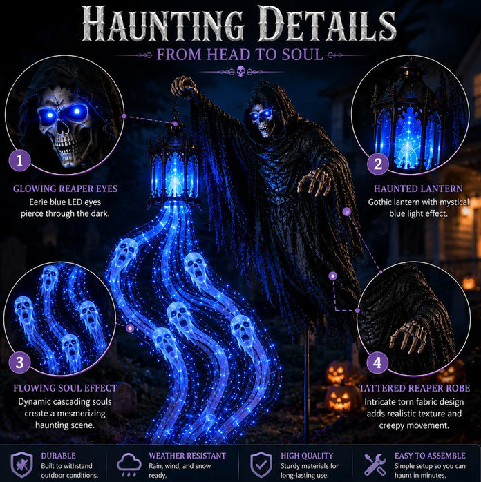 Halloween Soul Harvester Animated Garden Light