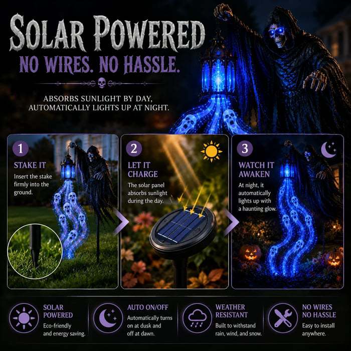 Halloween Soul Harvester Animated Garden Light