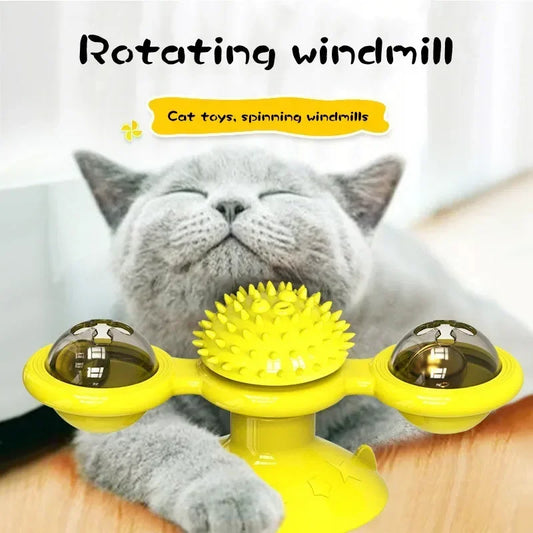 Wall Mount Cat Spinner Toy