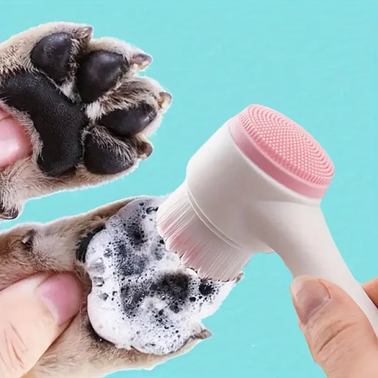 silicone pet paw cleaner brush