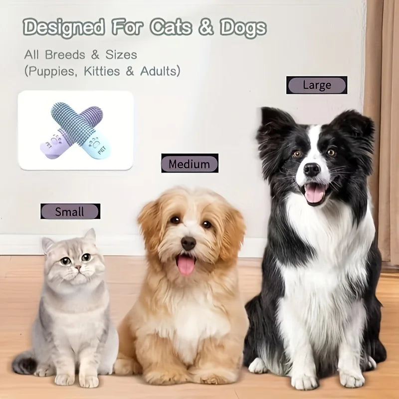 Soft Silicone Dog Toothbrush 360° Finger