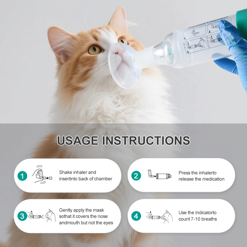 Cat Aerosol Chamber Pet Dog Portable