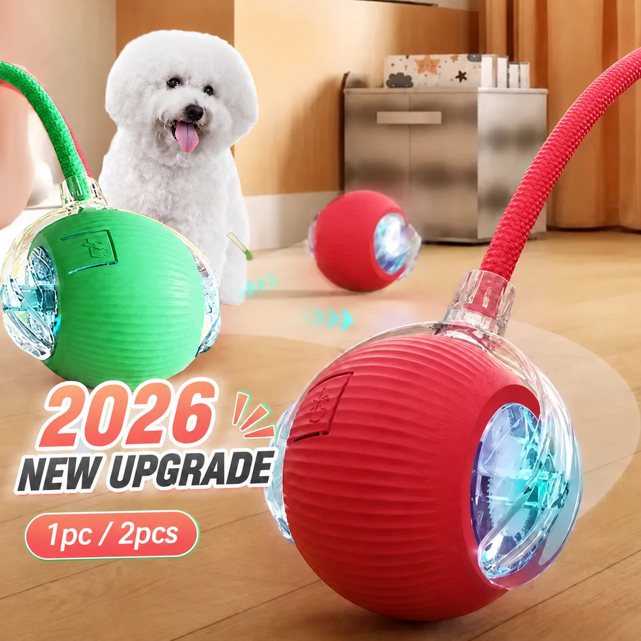 Automatic Rolling Dog Ball Rechargeable