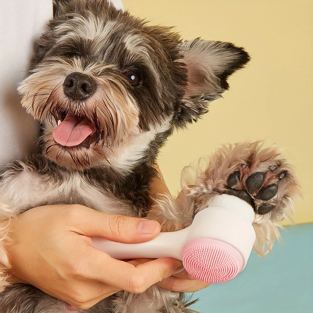 silicone pet paw cleaner brush