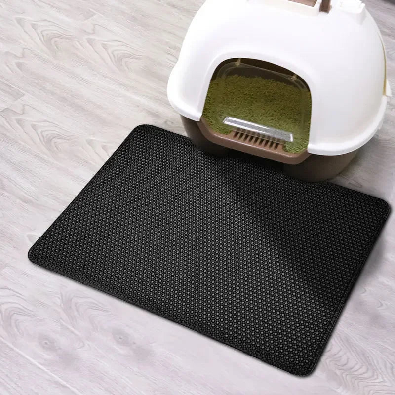 Cat Litter Mat With Gift Double Layer Waterproof Pet