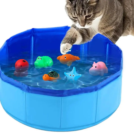 Foldable Dog Bath Swimming Pool Cat Pool