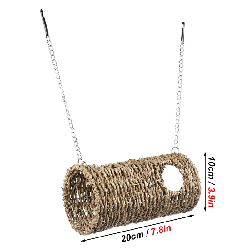 Hamster Hammock Hanging Cage Bed Tunnel Pet Rat