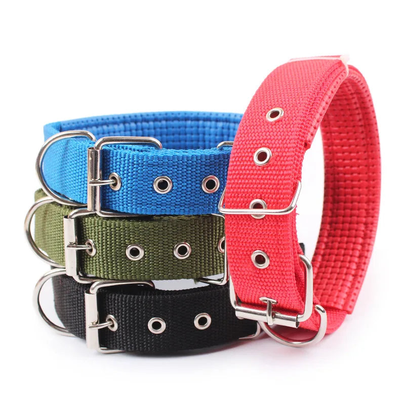 Solid Dog Collars  Nylon Dog Collar
