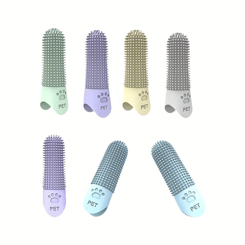 Soft Silicone Dog Toothbrush 360° Finger