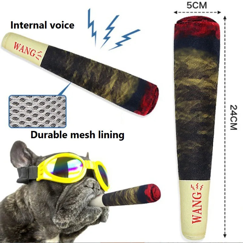 New Interactive Dog Joint Sound Puppy Toy Cigar