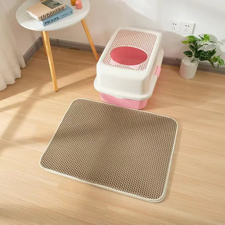 Cat Litter Mat With Gift Double Layer Waterproof Pet