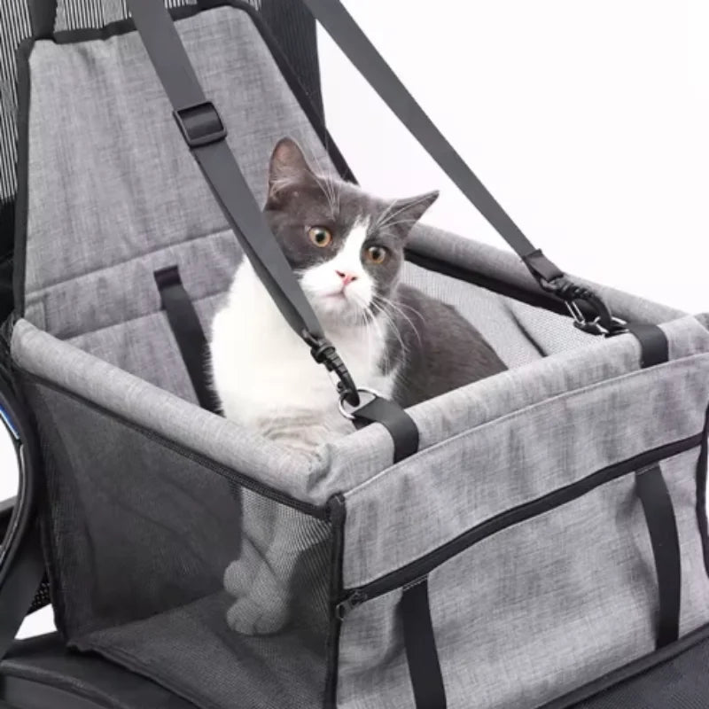 Dog Car Seat Cover Foldable Hammock Pet Harness