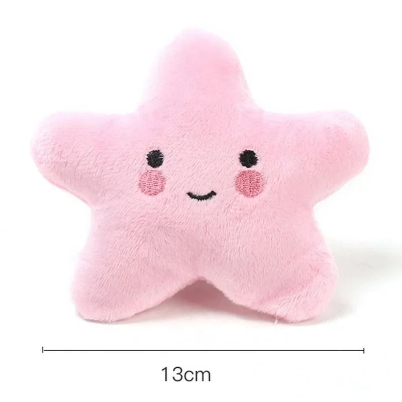 Pets Toys Plush Sounding Pentagram Toys