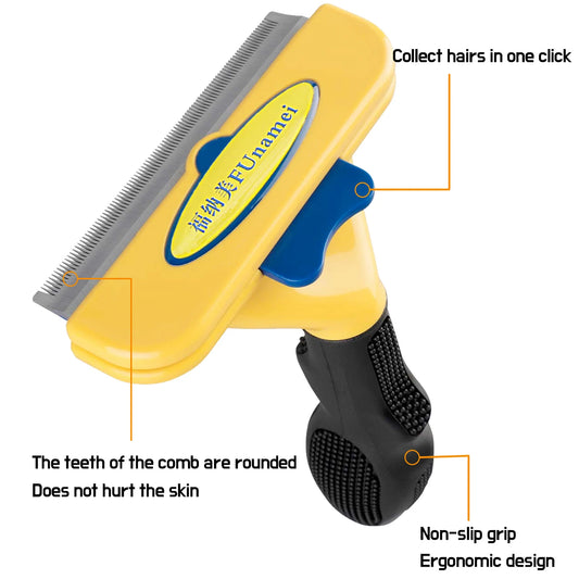Dog Brush Pet Hair Knotting Remover Anti-Lice Comb