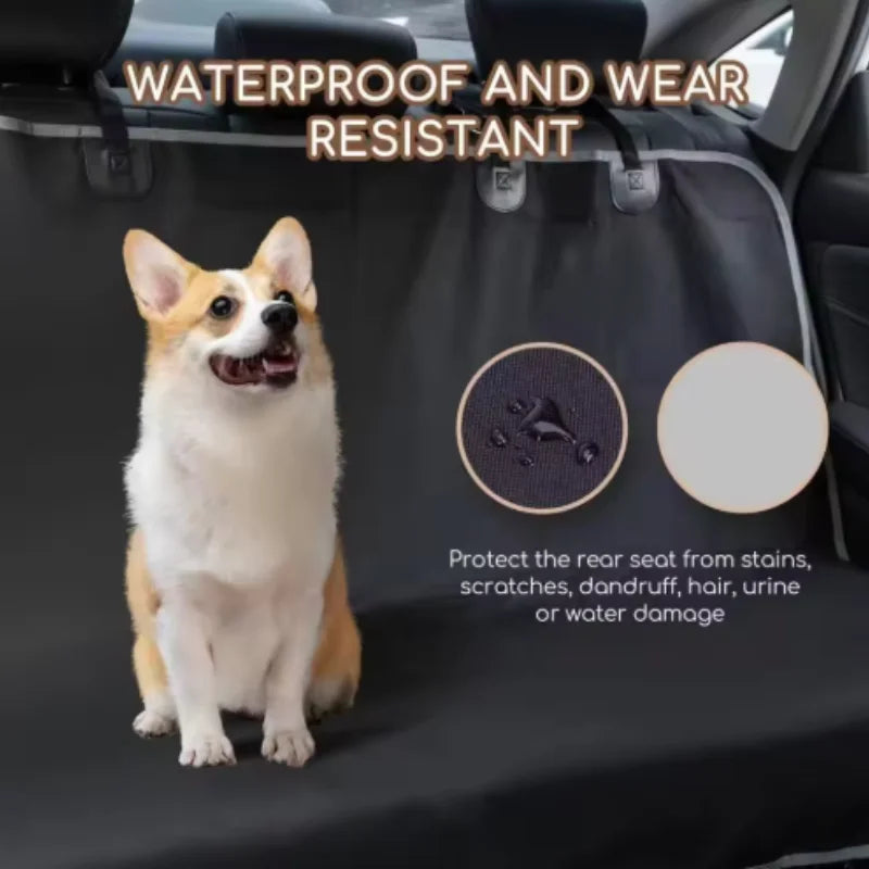 Dog Car Seat Cover Foldable Hammock Pet Harness