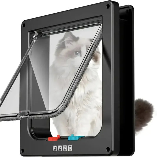 Cat Dog Door Flap Extra with 4 Way Locking Security Flap