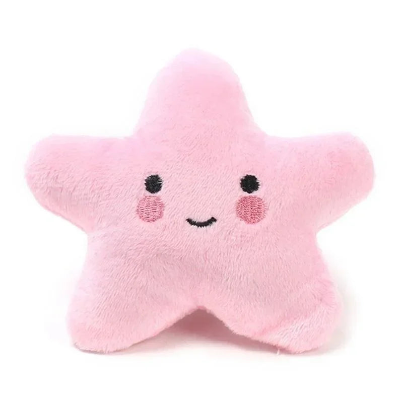 Pets Toys Plush Sounding Pentagram Toys