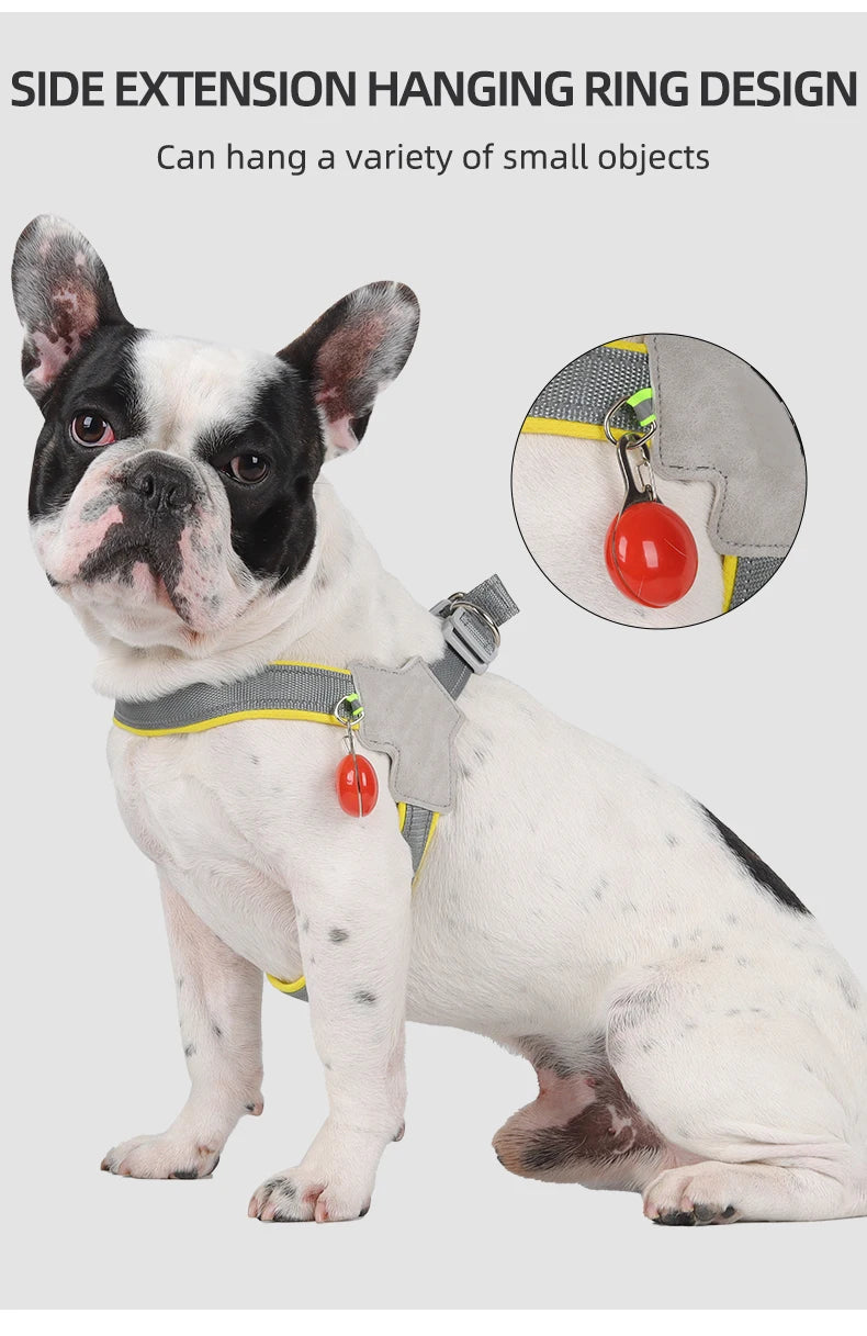 Reflective No‑Pull Vest Dog Harness