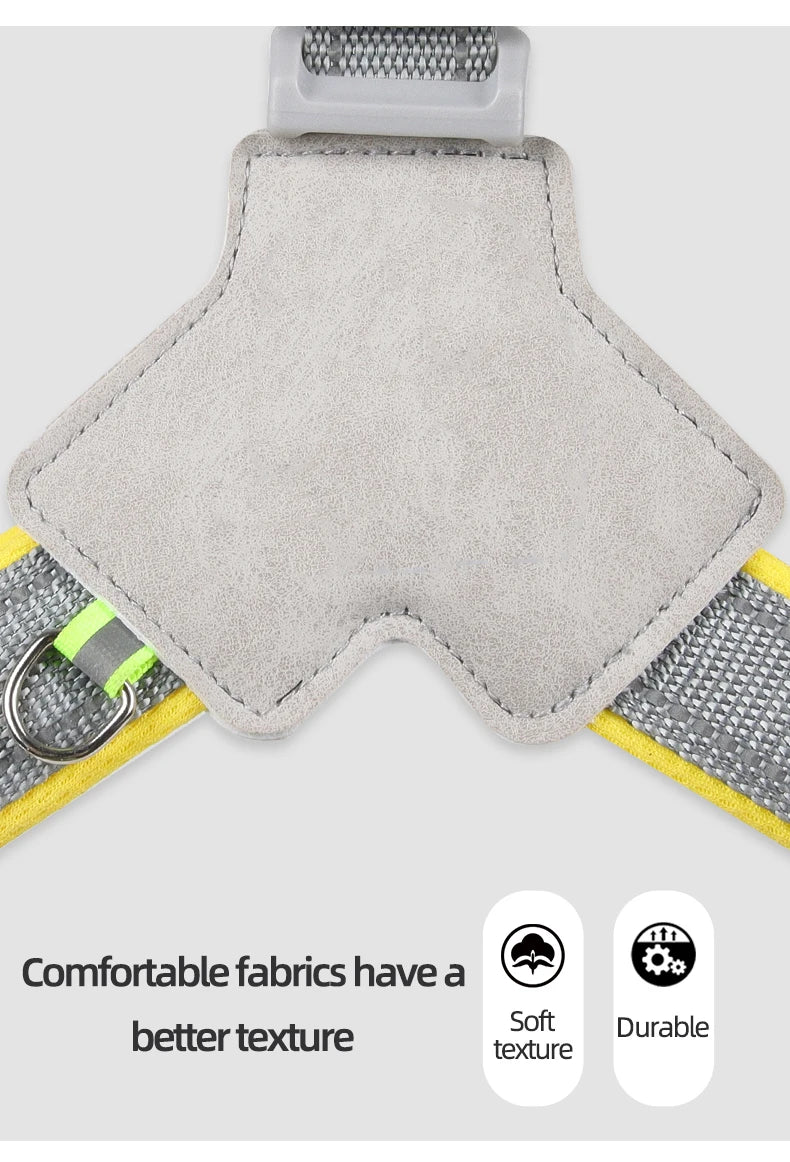 Reflective No‑Pull Vest Dog Harness