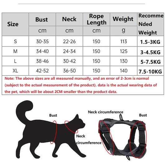 Cat Harness and Leash Set