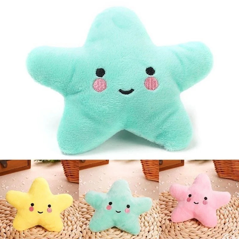 Pets Toys Plush Sounding Pentagram Toys