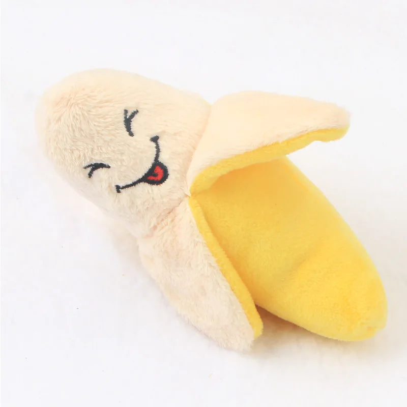 1PC Puppy Dog Plush Squeaky Toys