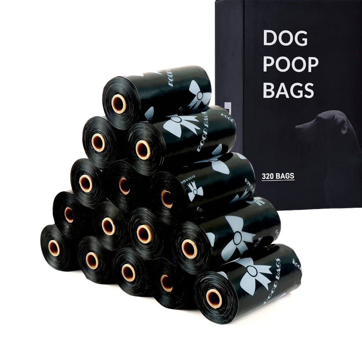 180PCS leakproof dog poop bags