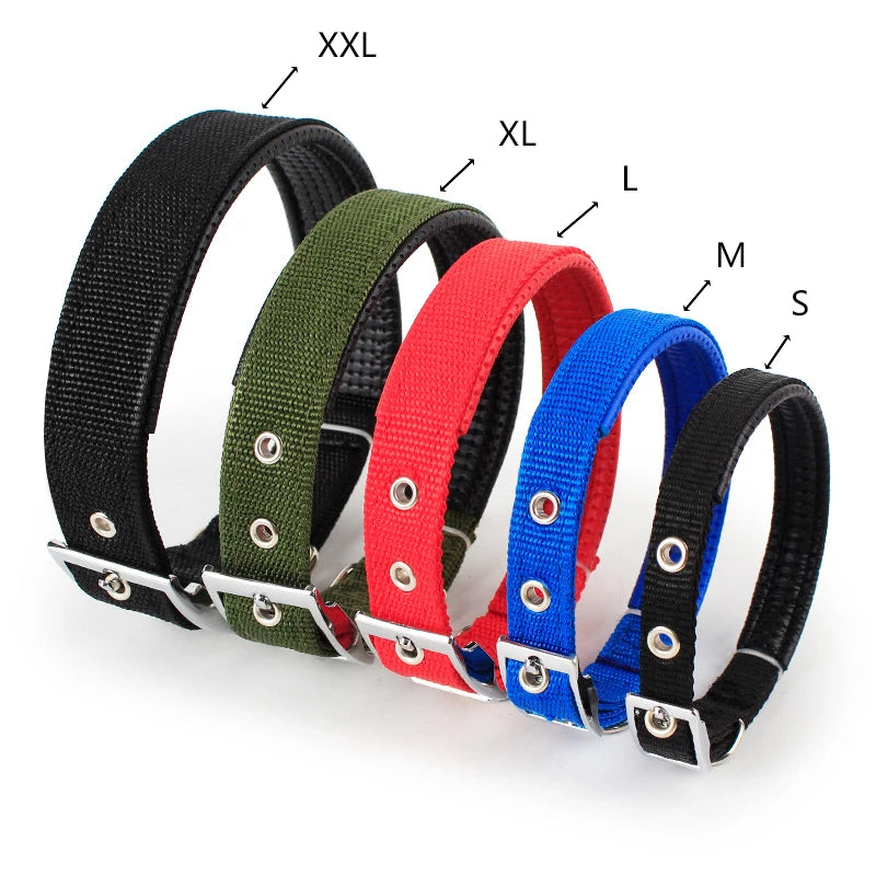 Solid Dog Collars  Nylon Dog Collar