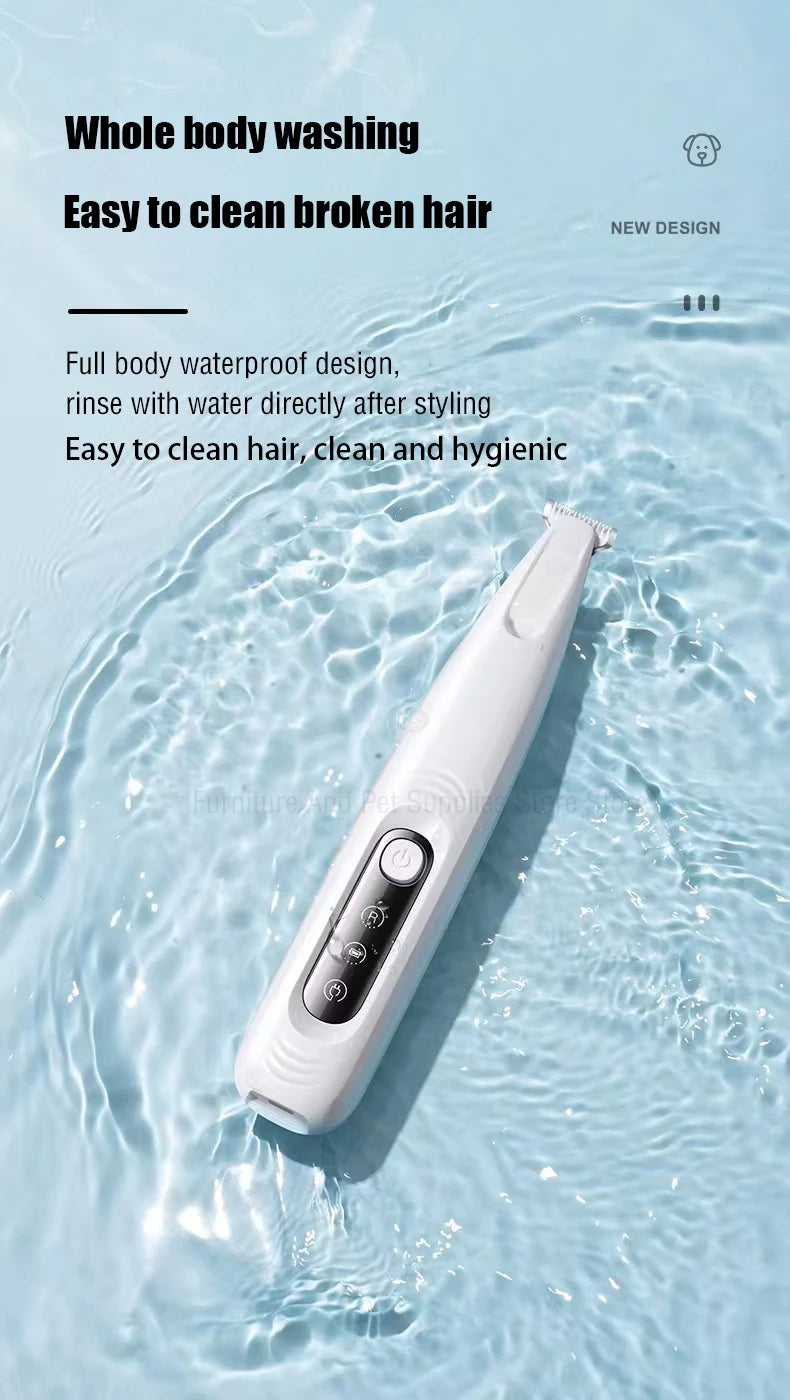 New Dog Paw Trimmer with LED Light Waterproof