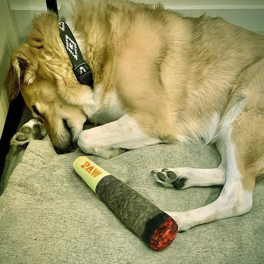 New Interactive Dog Joint Sound Puppy Toy Cigar