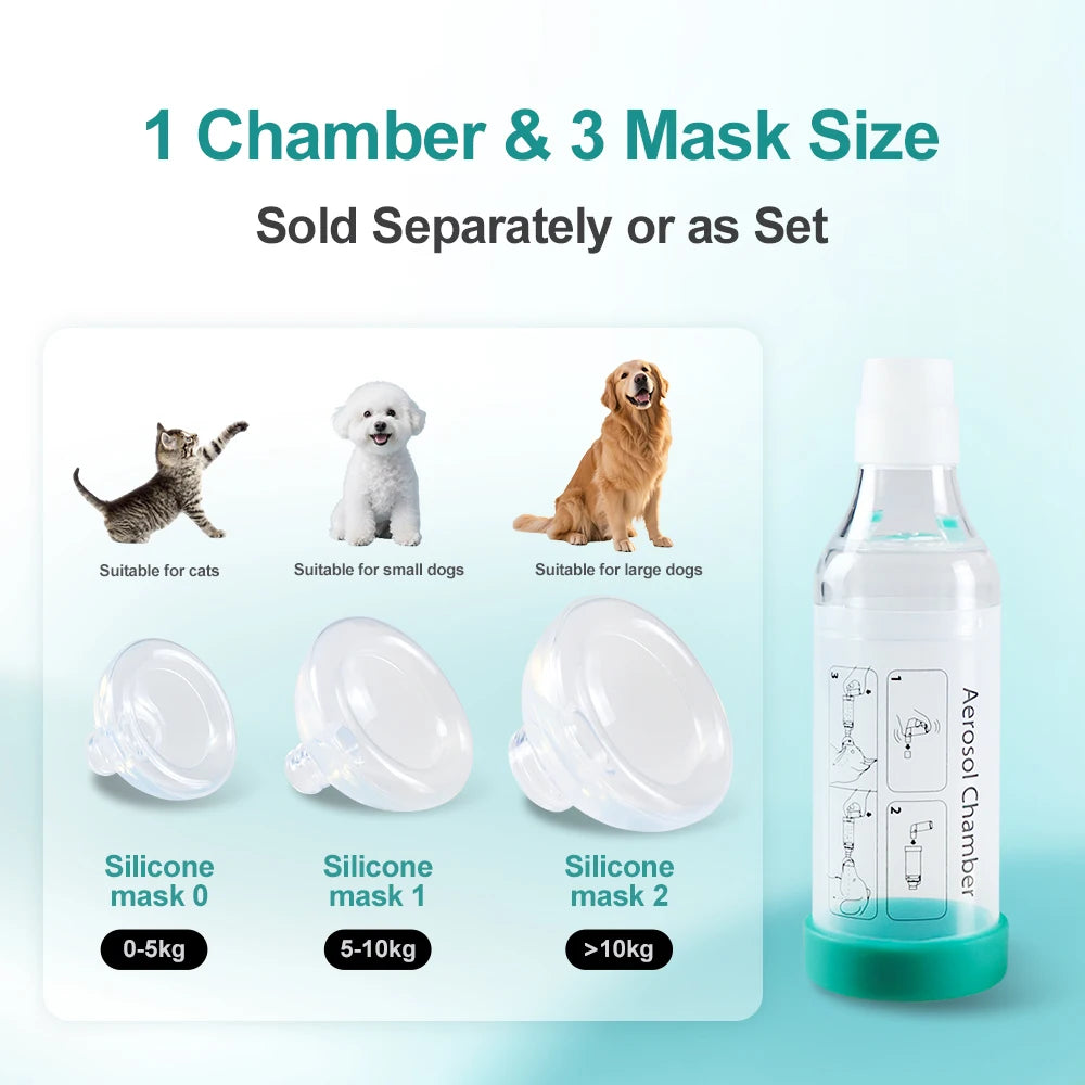 Cat Aerosol Chamber Pet Dog Portable