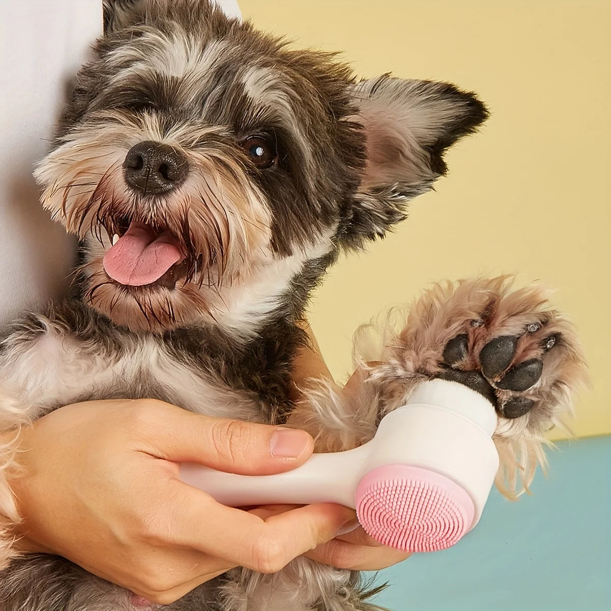 silicone pet paw cleaner brush