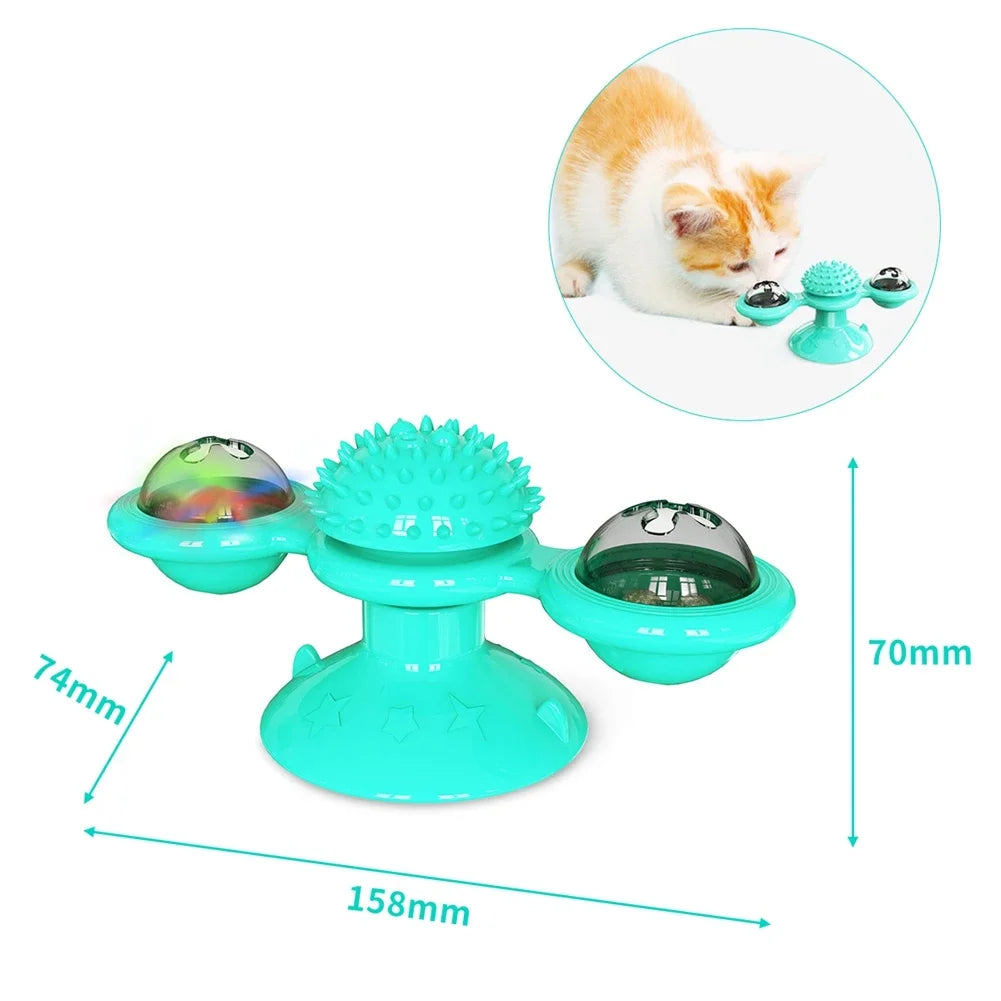 Wall Mount Cat Spinner Toy