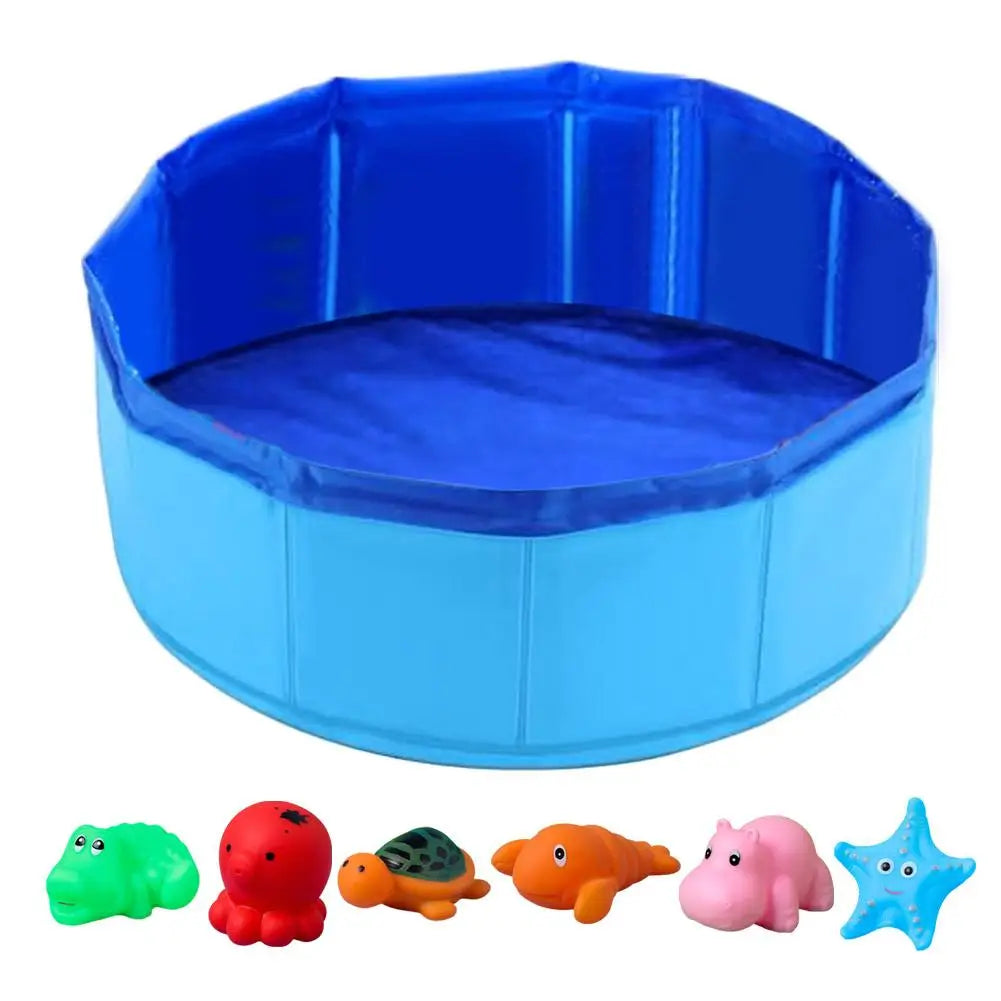 Foldable Dog Bath Swimming Pool Cat Pool