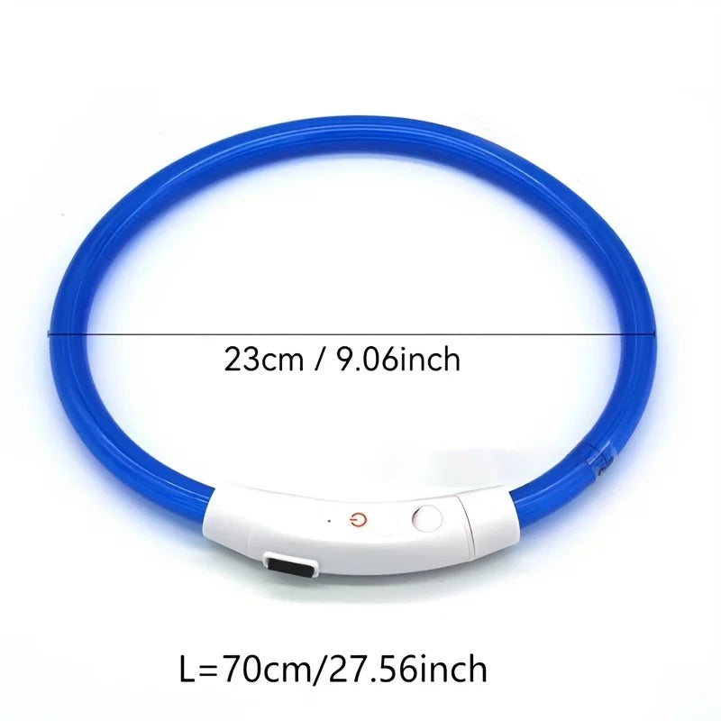 Pet Dog LED Light Collar Luminous Anti-Lost