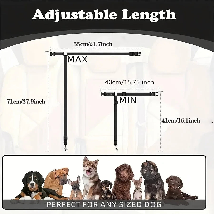 Pet Car Tether Safety Leash for Dogs In Vehicles