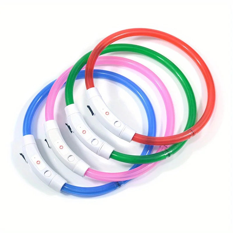 Pet Dog LED Light Collar Luminous Anti-Lost