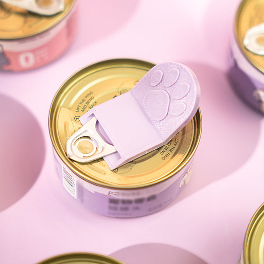Cute Cat Paw Pet Food Can Opener Easy Ring