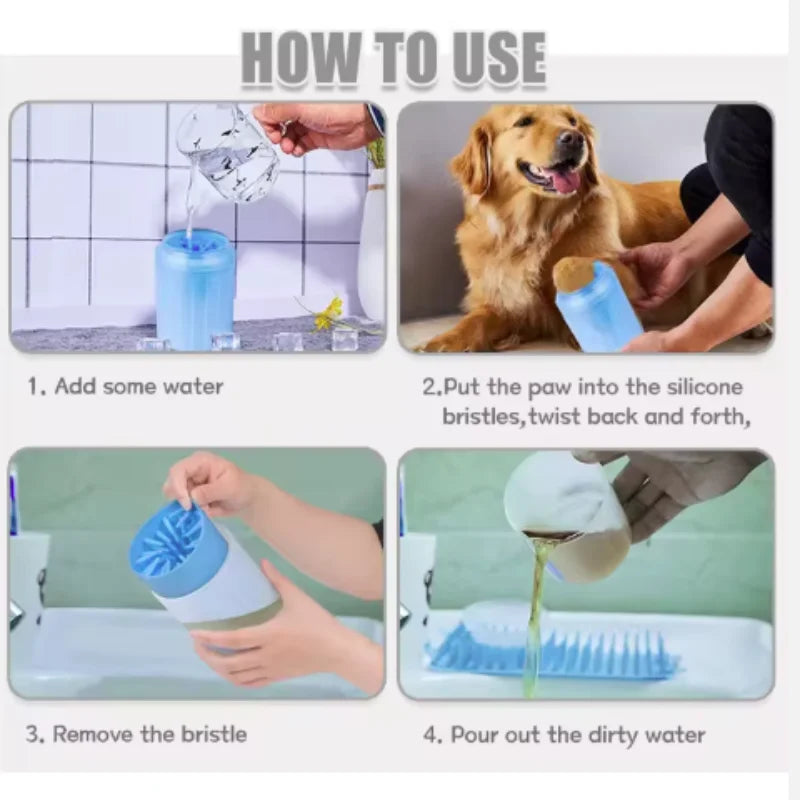 dog paw cleaner cup