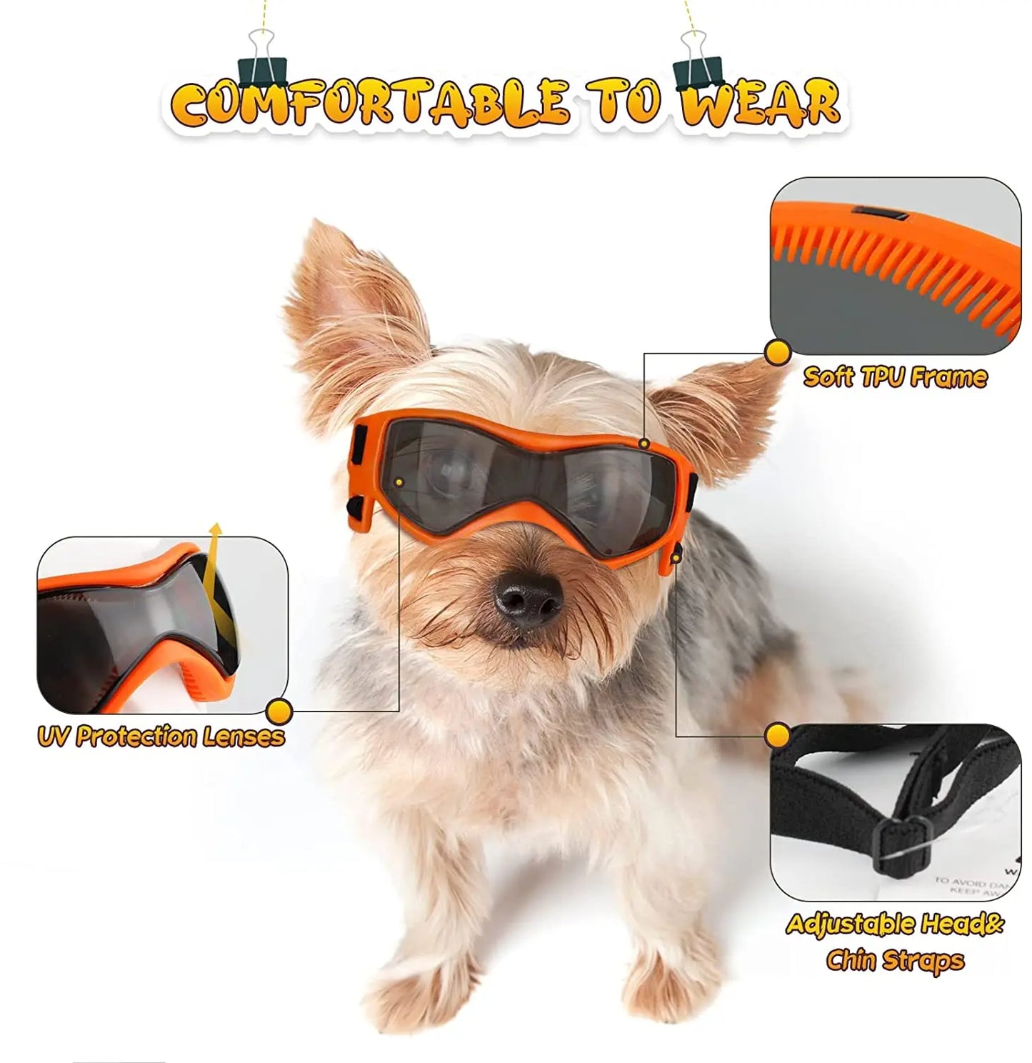 Dog Outdoor UV Protection Sunglasses