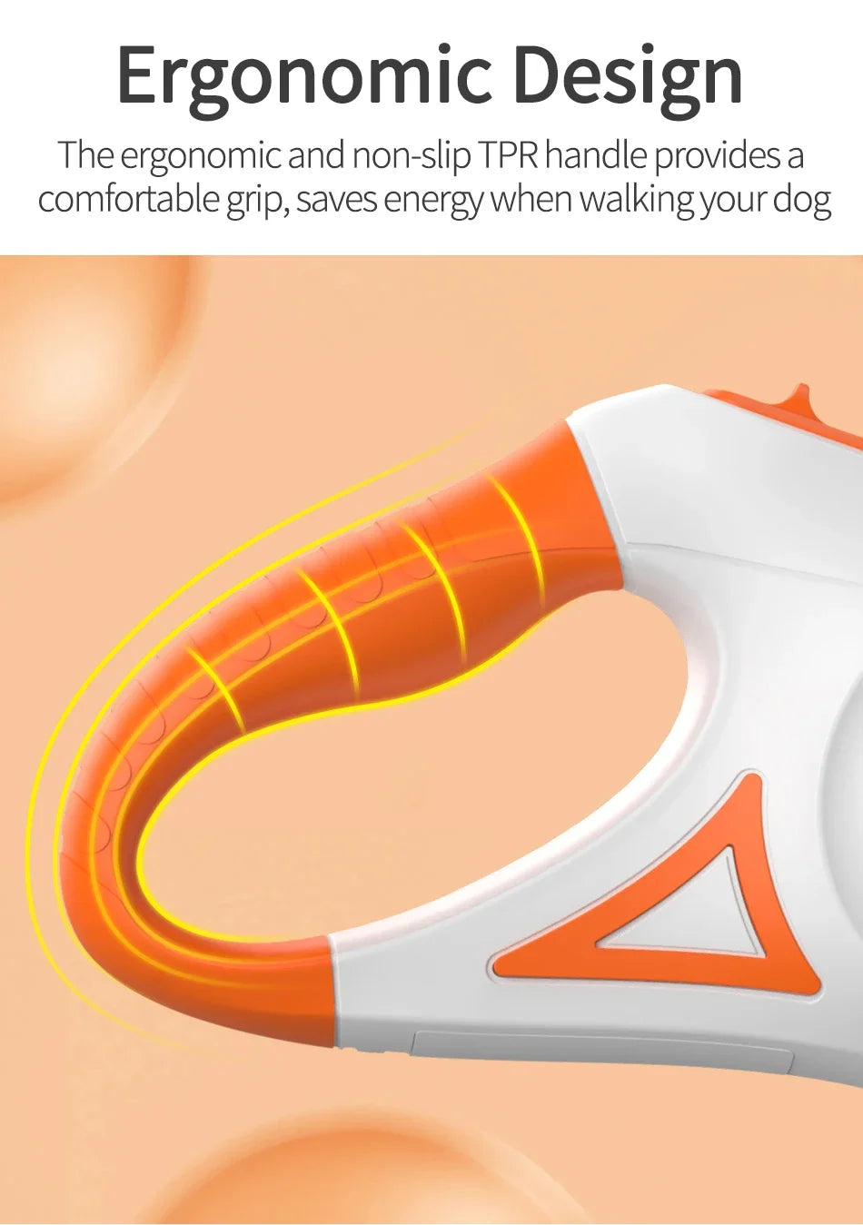 3/5M Automatic Retractable Dog Leash with LED