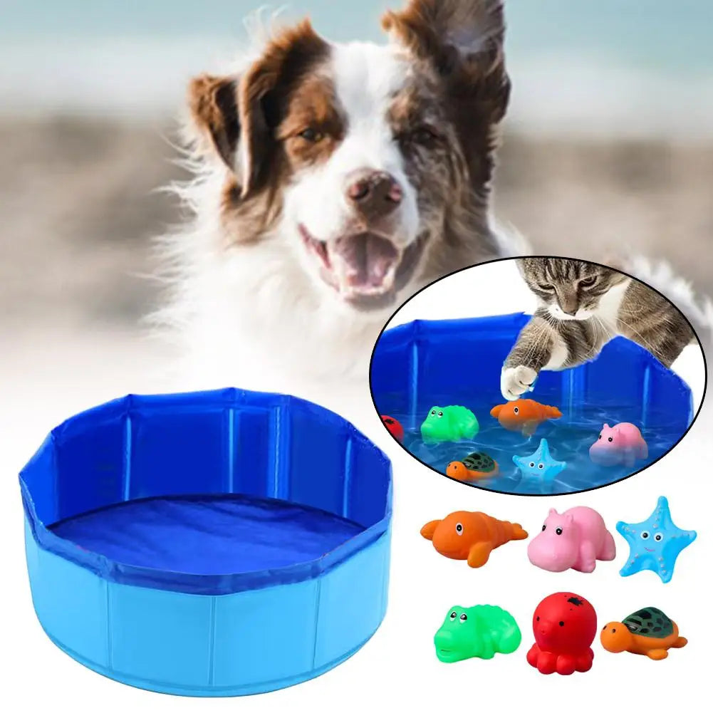 Foldable Dog Bath Swimming Pool Cat Pool